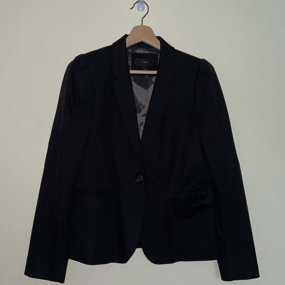 J. Crew Puff Sleeve Blazer